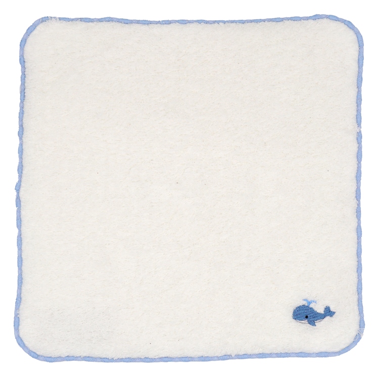 ホエーラ　ワンポイント刺繍タオル(5枚入り)