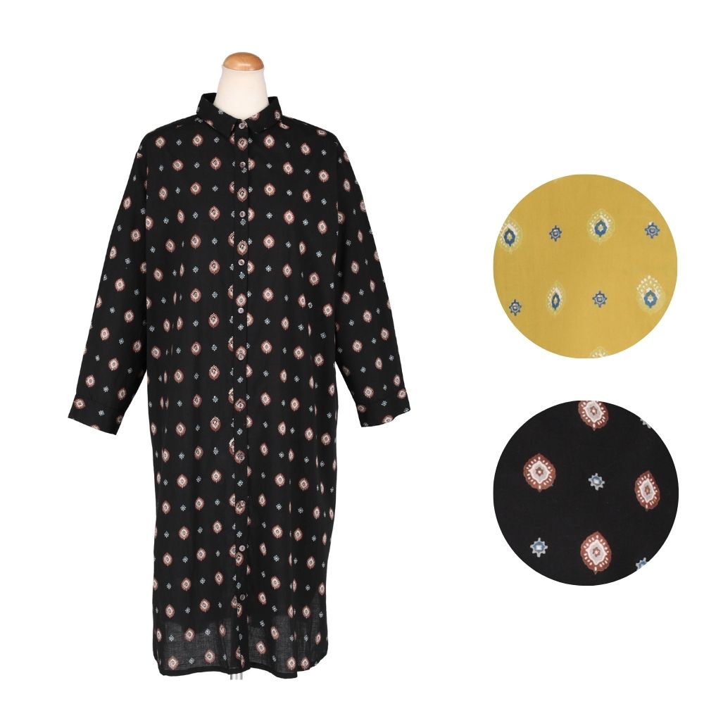 コモンツイン シャツワンピース