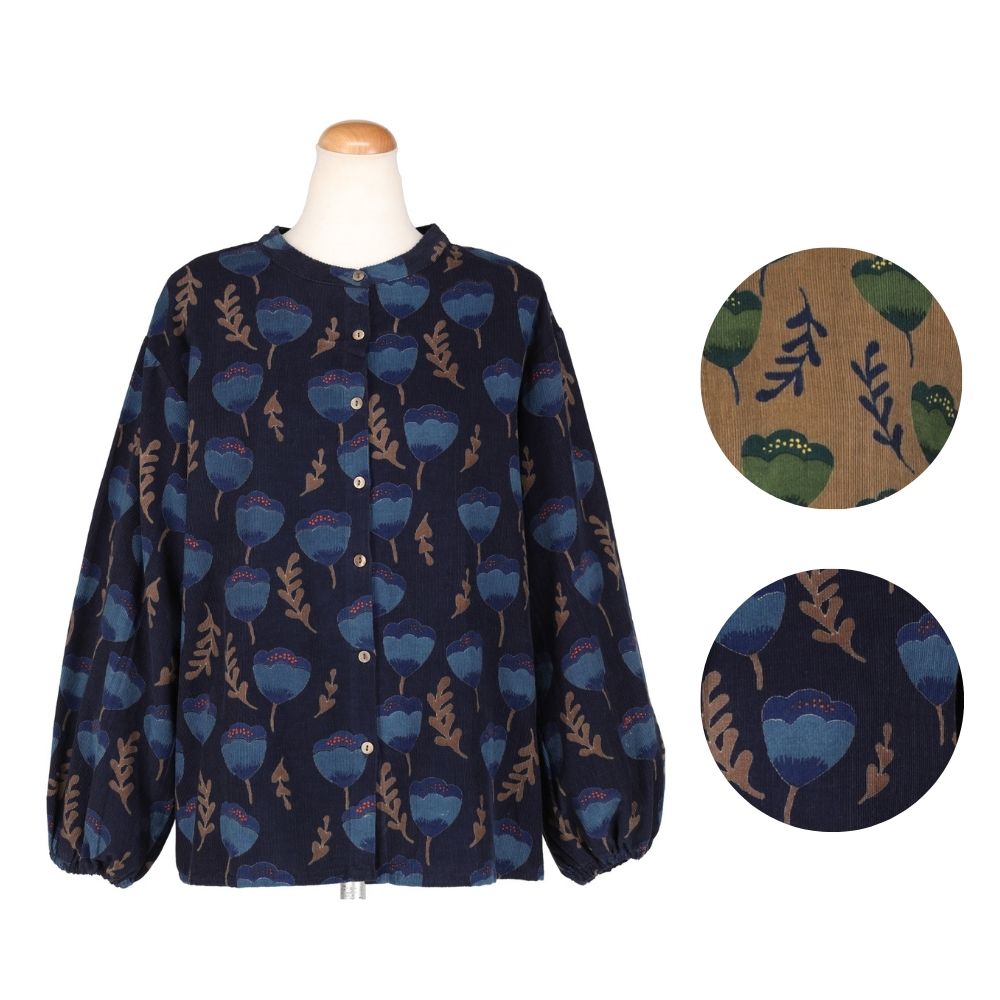 ベルフラワー 前開きプルオーバー