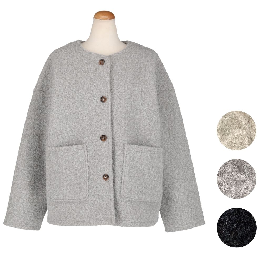 ジャージーニット ジャケット