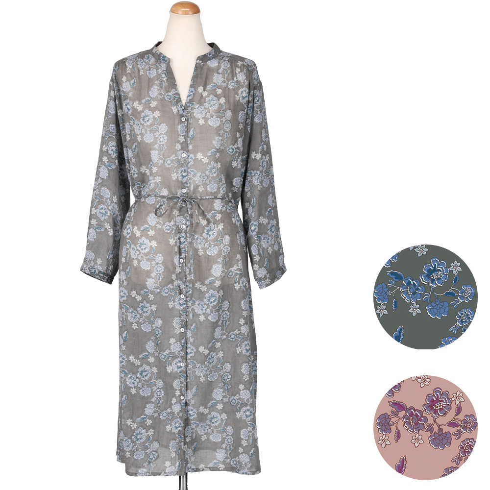 ホープフラワー 前開きワンピース