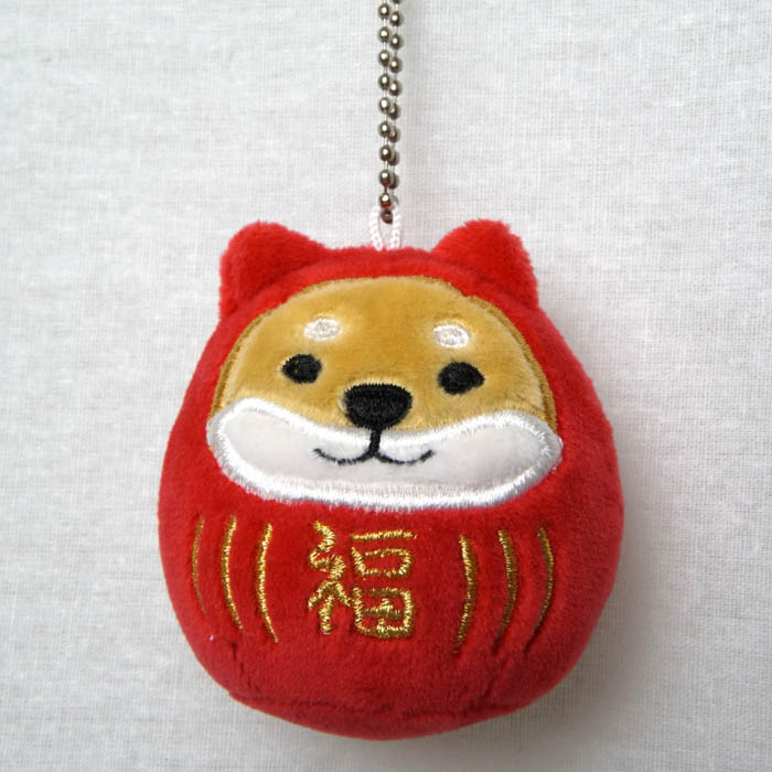 しばたさんだるま　もちふわストラップ(5個入り)