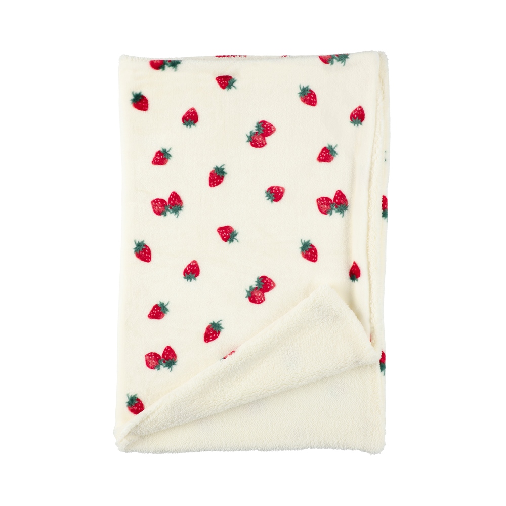 フレフレーズ ボア付ブランケット