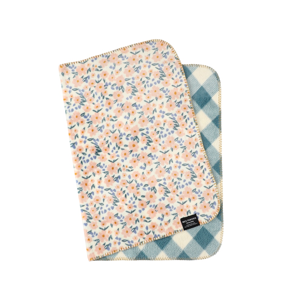 フルールプティ リバーシブルブランケット