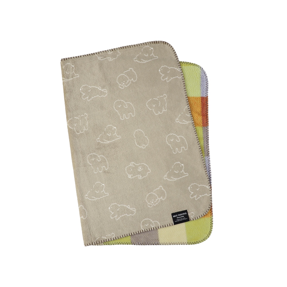 パピーチェック リバーシブルブランケット