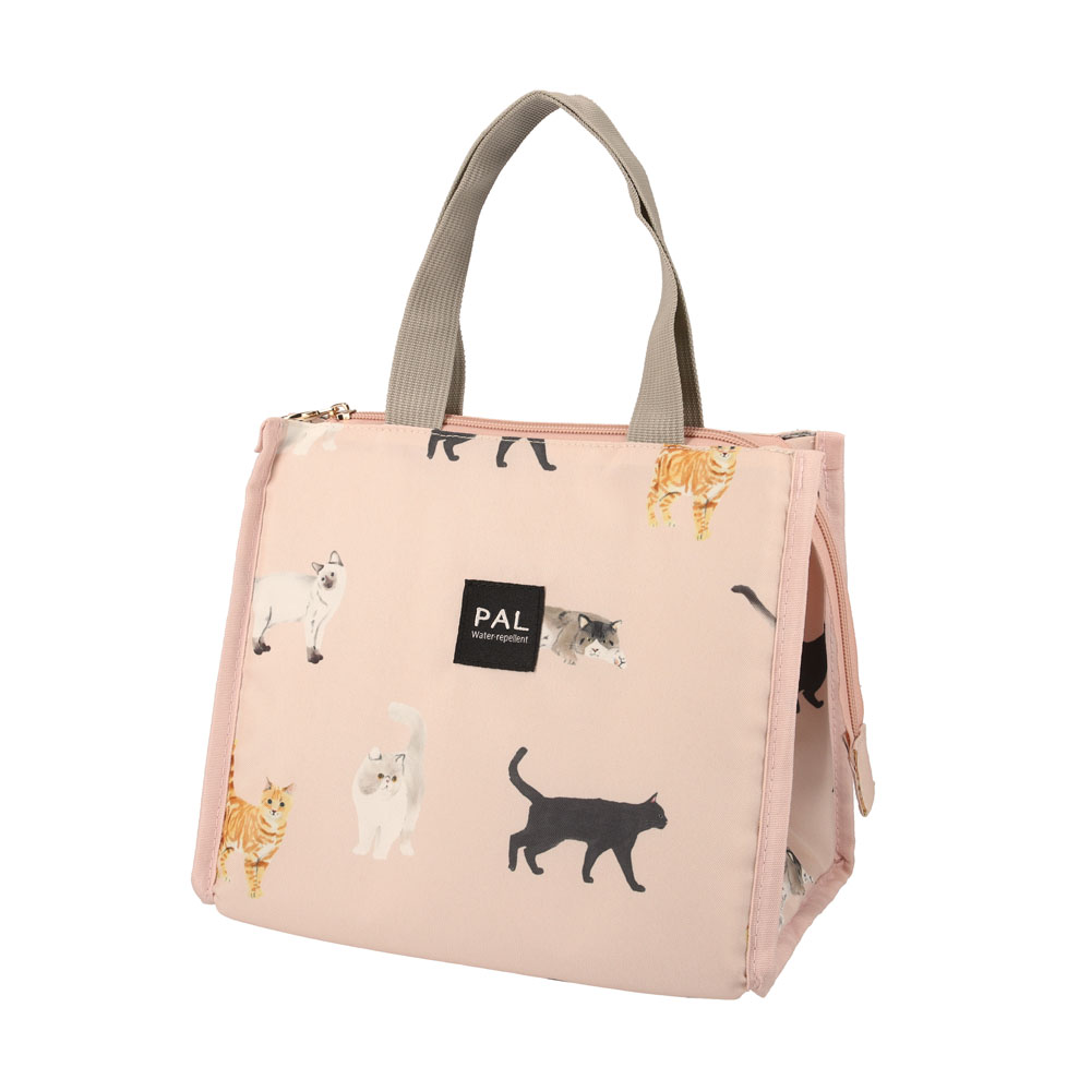 メニーキャット スクエアランチバッグ