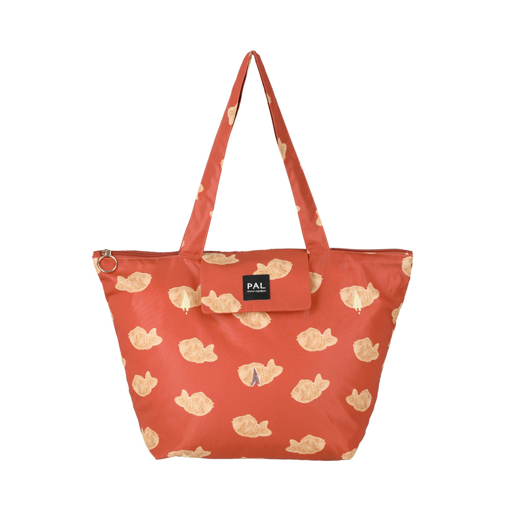 タイヤキ ファスナー付トートバッグ