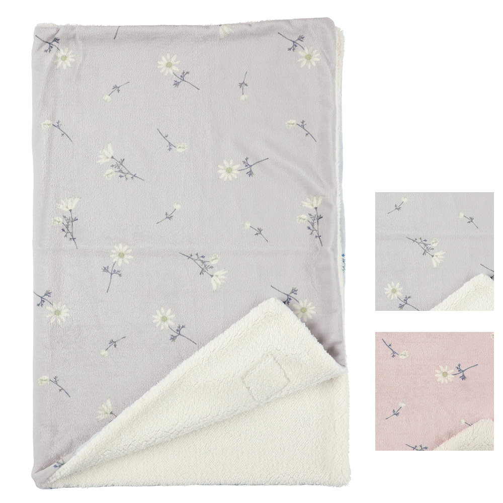フランネルフラワー デジプリブランケット