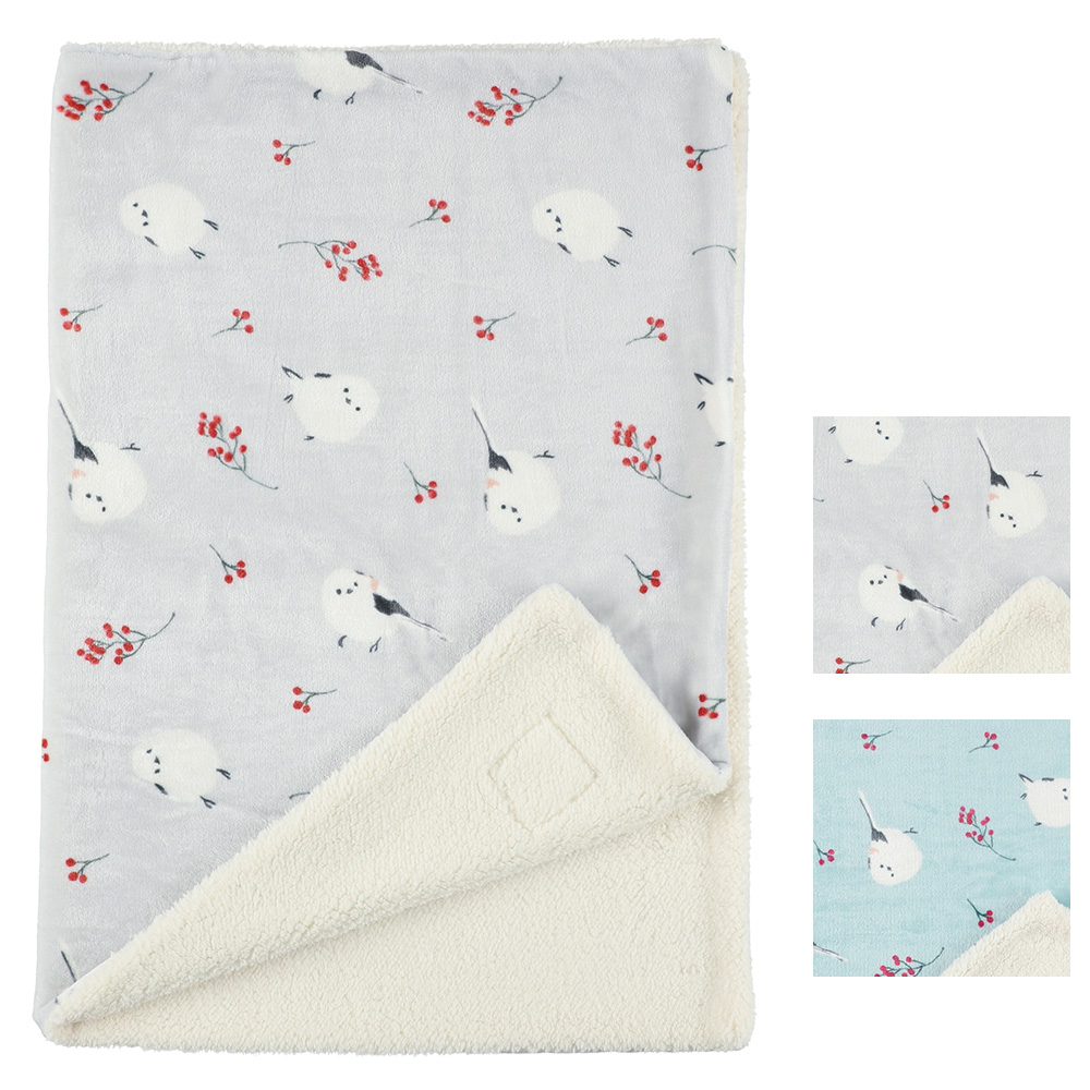 アカイミシマエナガ デジプリブランケット