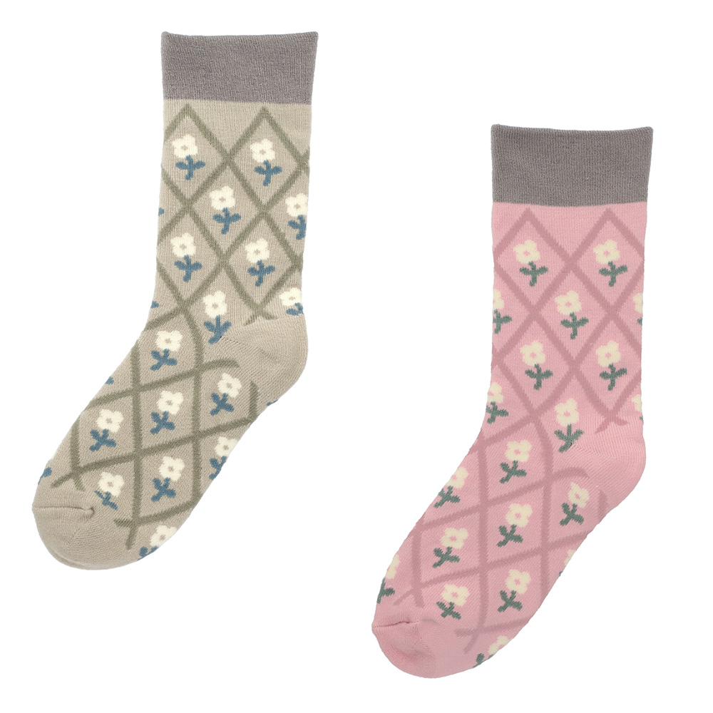 フラワーラティス 冷えとりソックス