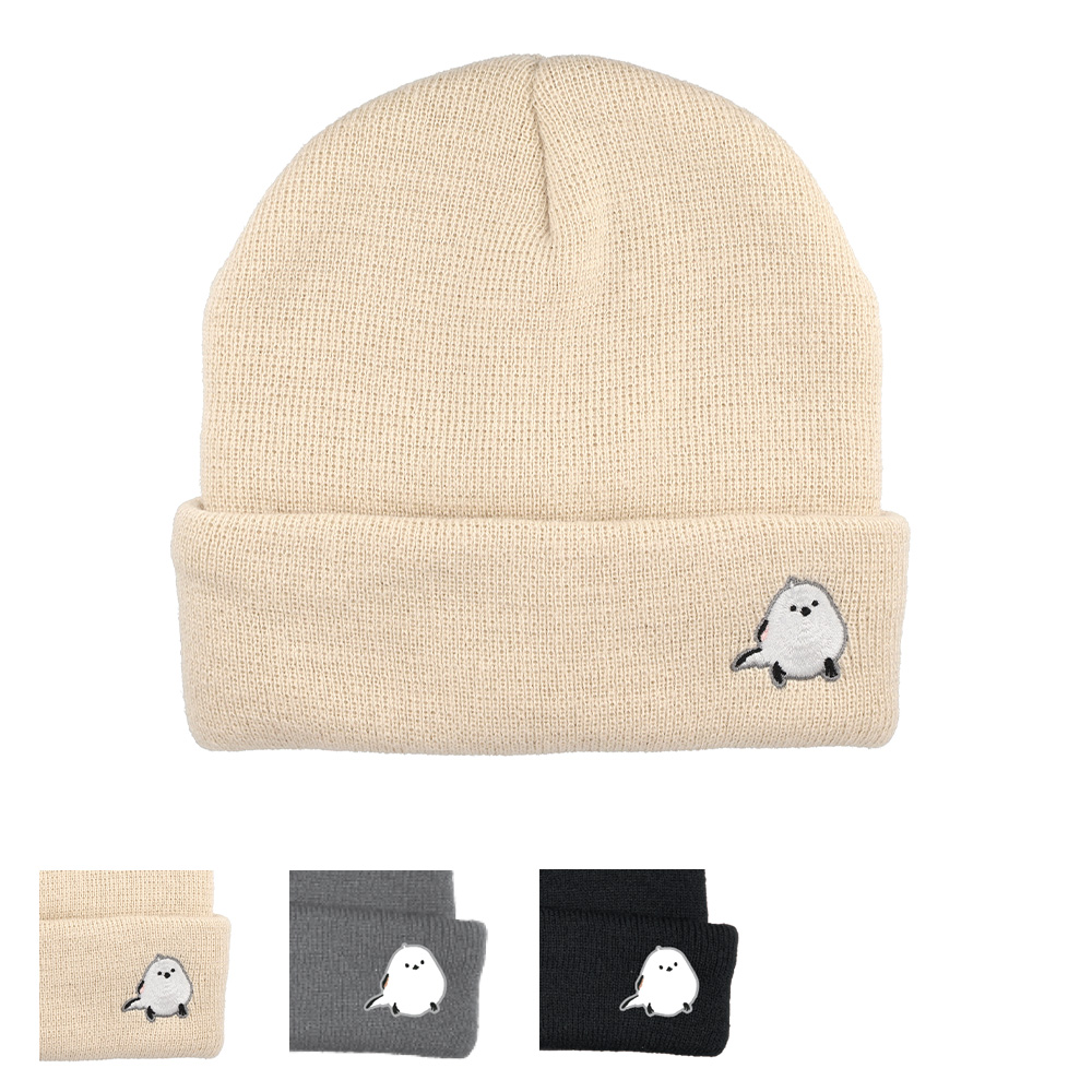 ポイントシマダ 刺繍ニット帽