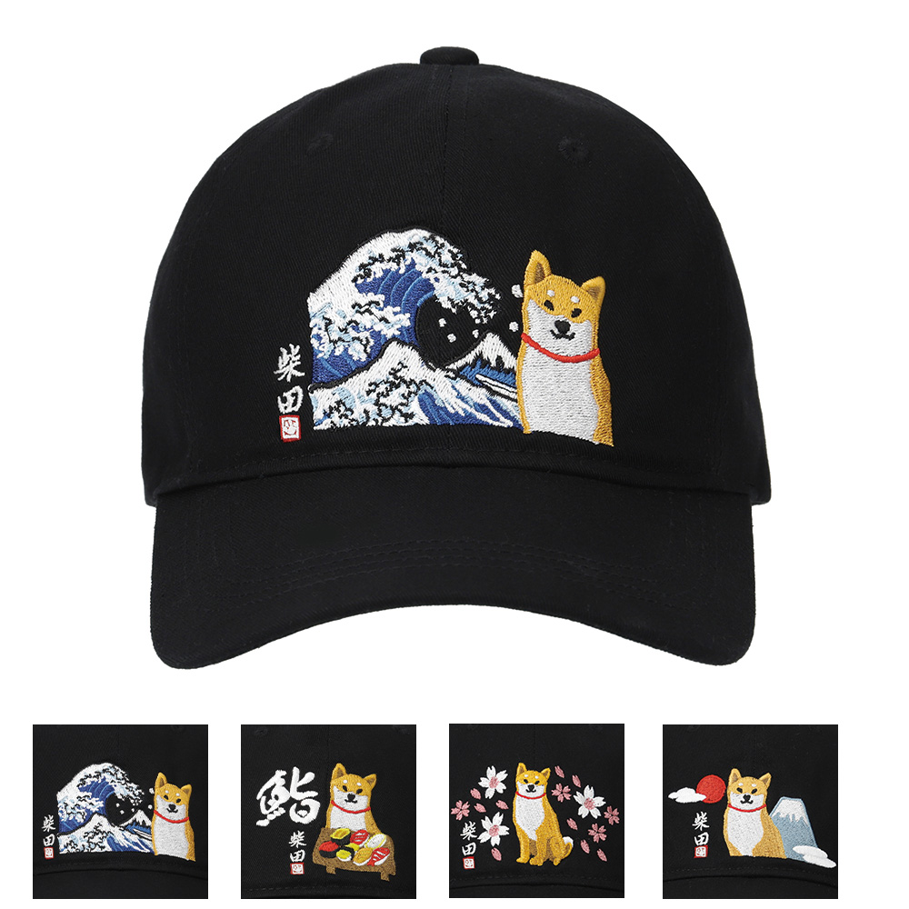 しばたさん 刺繍キャップ