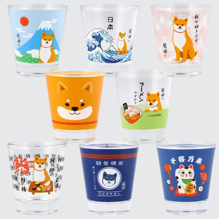 しばたさん クリアショットグラス