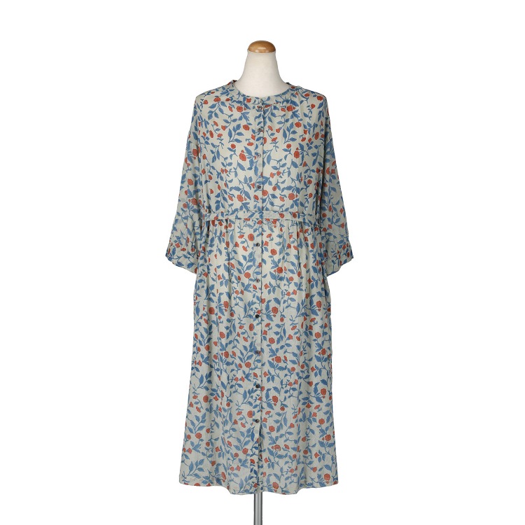 ジョイフラワーズ　前開きワンピース