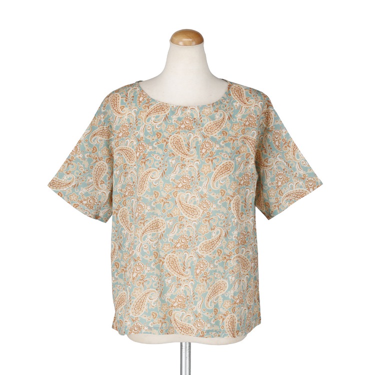 ペイズリー　プルオーバー