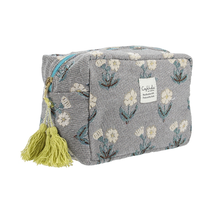 サンダルフール　マチ付ポーチ