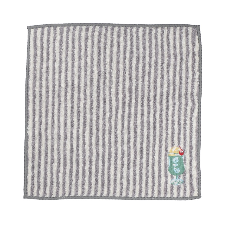 グリーンクリームソーダ　タオルハンカチ(5枚入り)