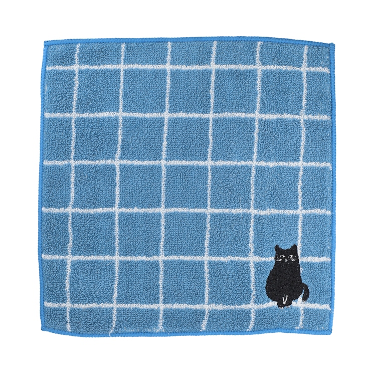 オスワリキャット　タオルハンカチ(5枚入り)