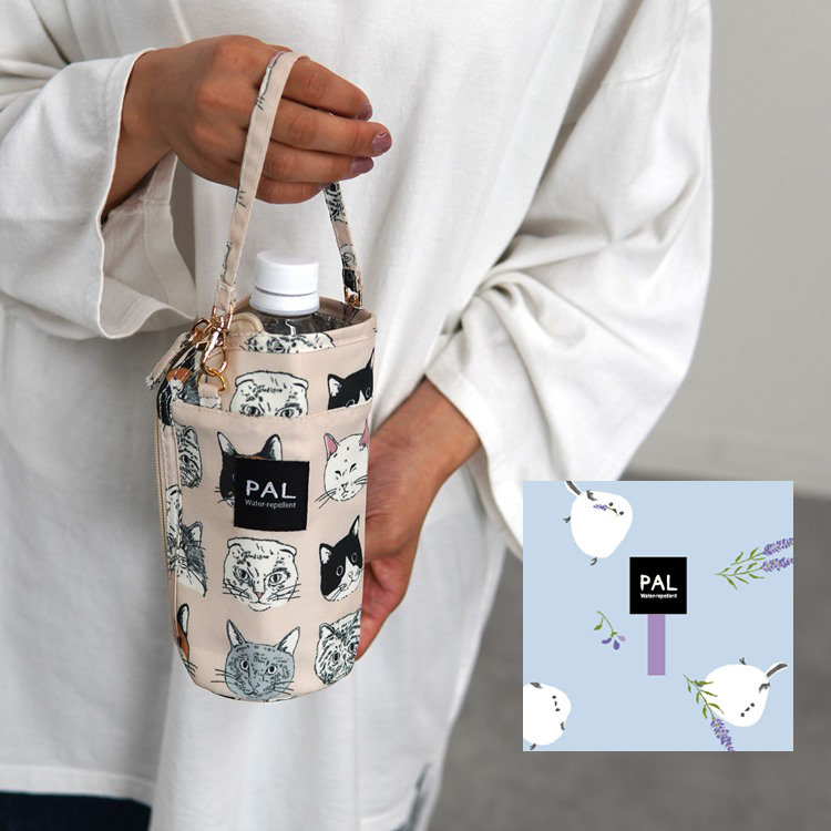 ラベンダーシマエナガ　ペットボトルホルダー