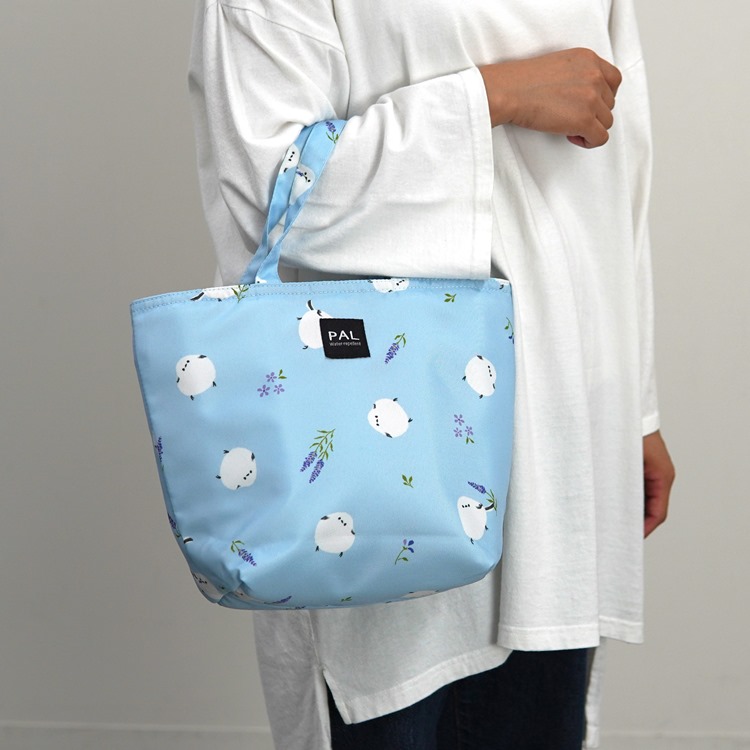 ラベンダーシマエナガ　ランチバッグ