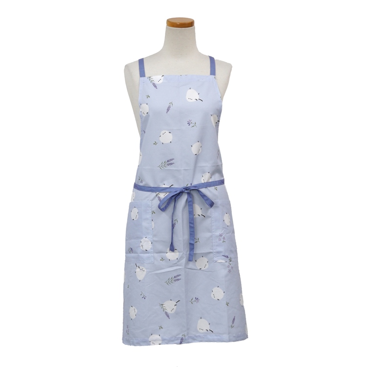ラベンダーシマエナガ　ショートエプロン