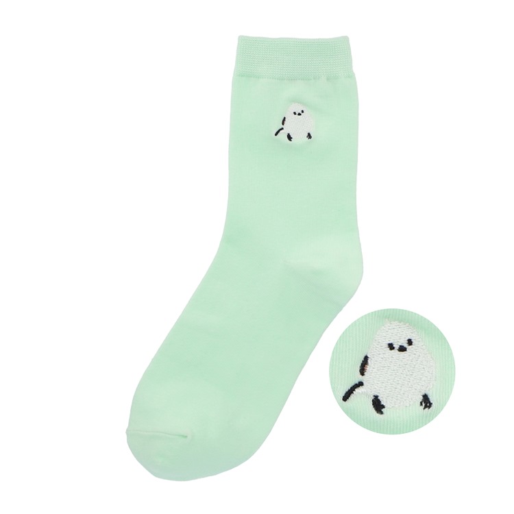 ポイントシマダ　刺繍ソックス