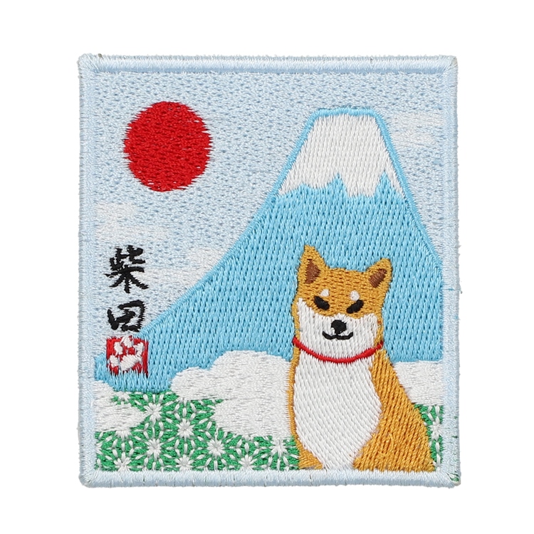 にほんのしばたさん　ワッペンシール(5個入り)