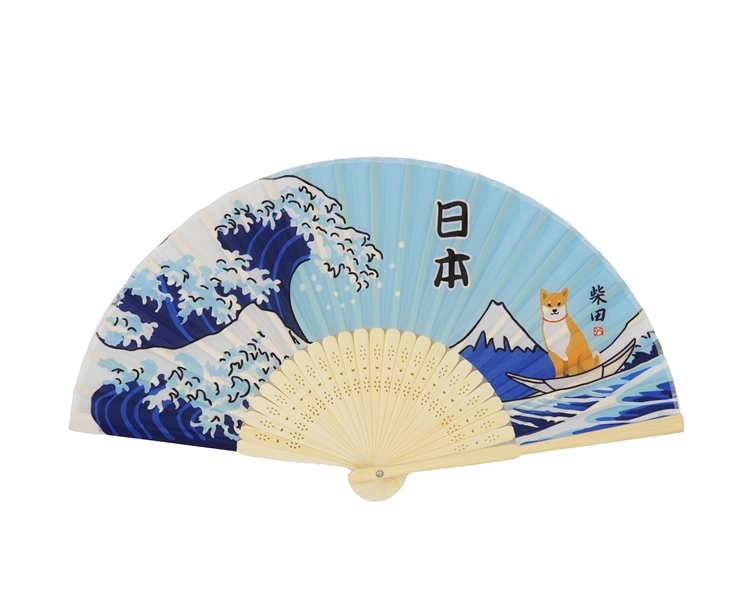 おおなみしばた　扇子