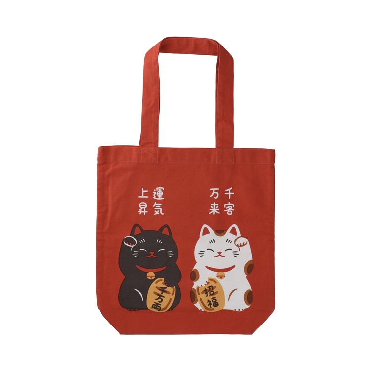 ツイフクマネキネコ　A4トート(2枚入り)