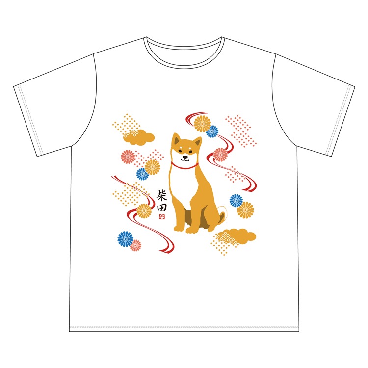 きくもようしばた　ＴシャツＸＬ