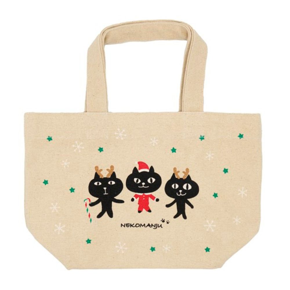 ネコマンクリスマス　ミニトート(2枚入り)
