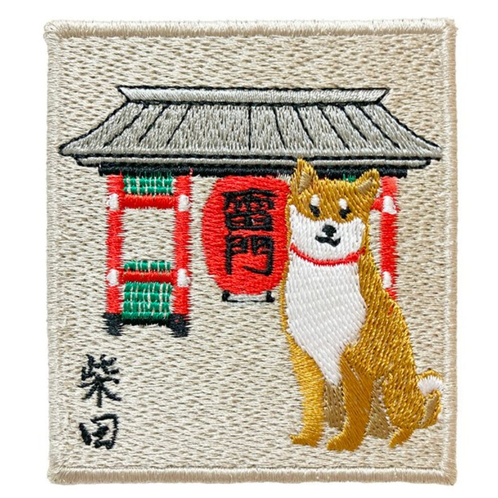 かみなりもんしばた　ワッペンマグネット　(5個入り)