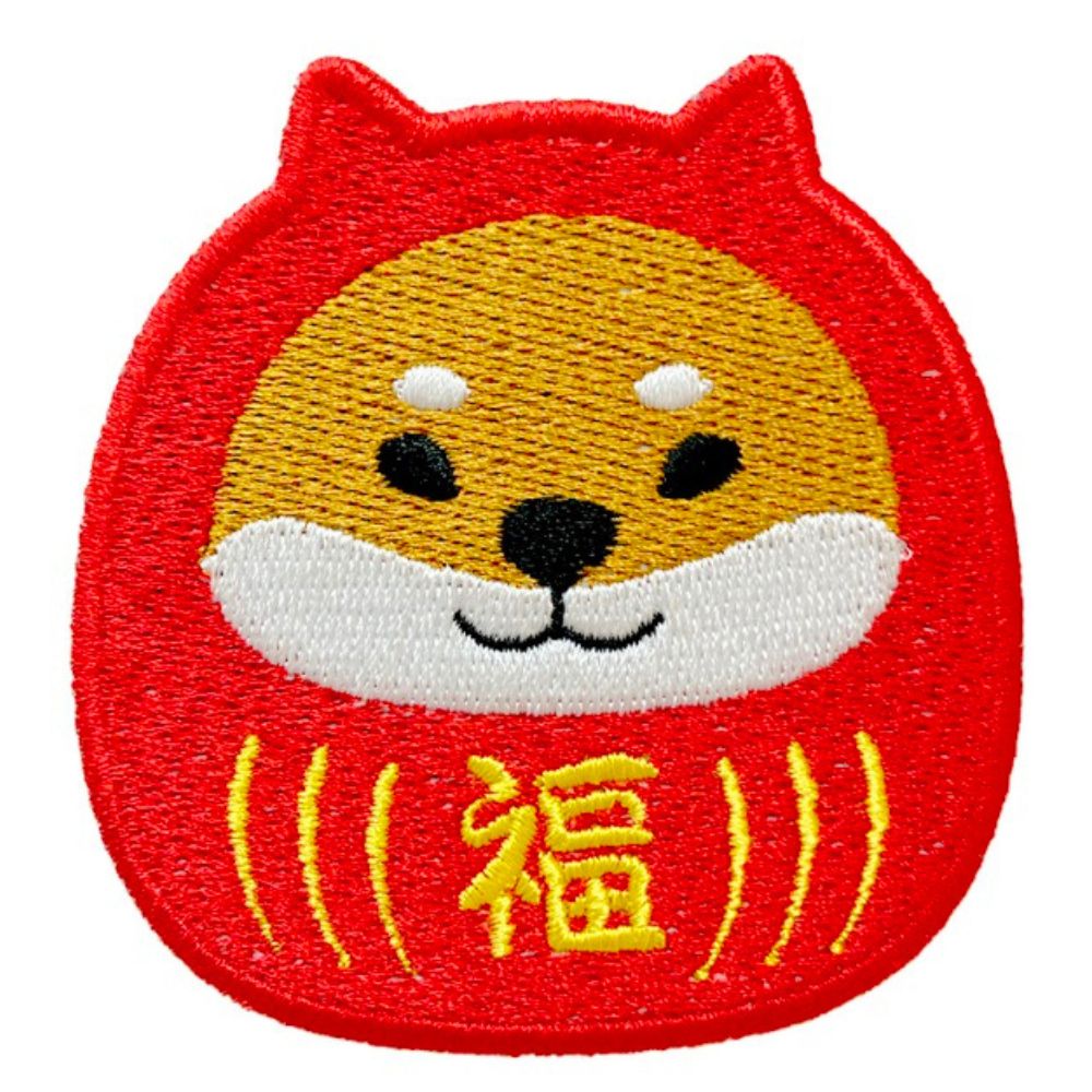 しばたさんだるま　ワッペンマグネット　(5個入り)