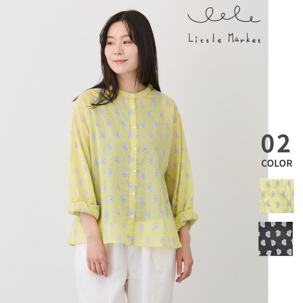 コモンスタンプ　前開き長袖プルオーバー