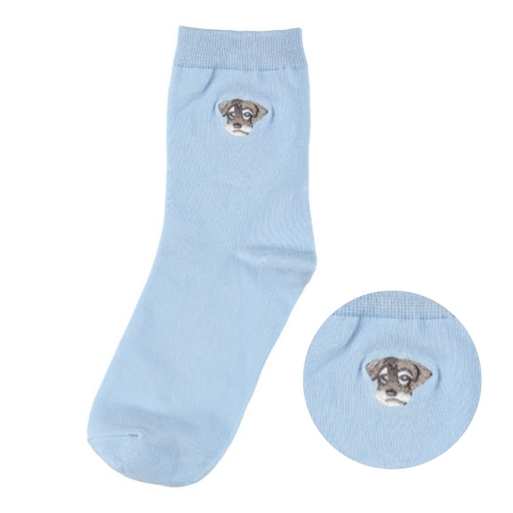 ムームーシュナ 刺繍ソックス