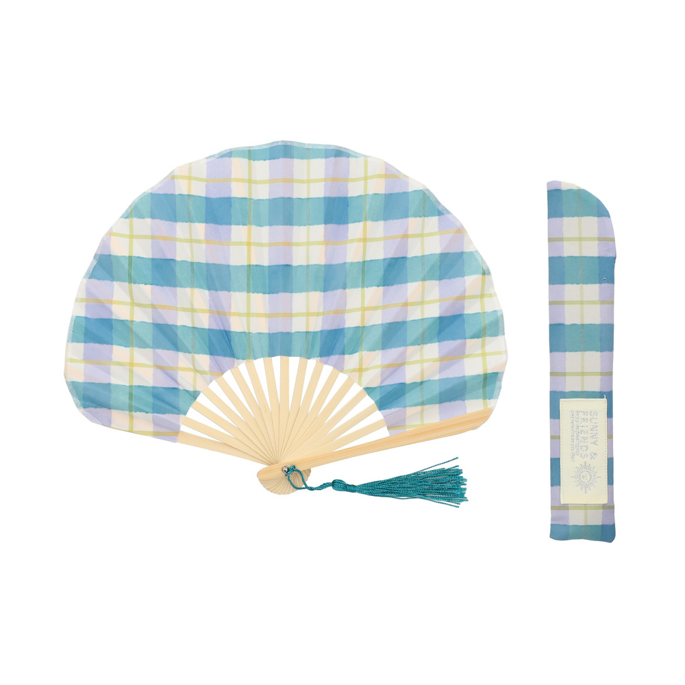 ルミナスチェック 扇子