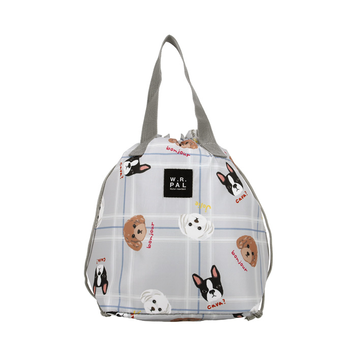 ウワウワドッグ 保冷巾着バッグ