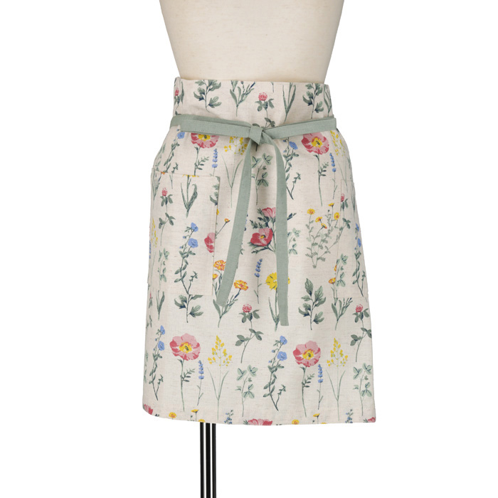 ボタニカルフラワー ギャルソンエプロン