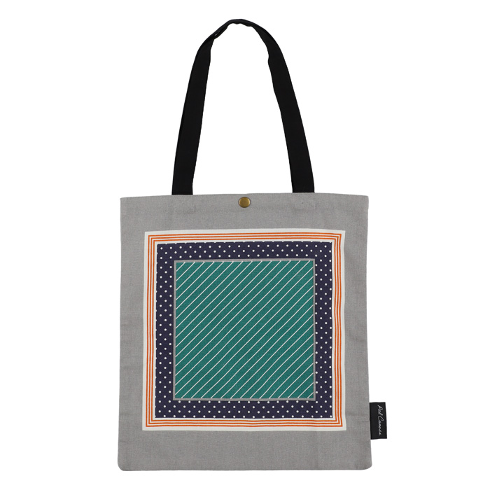 フレームパターン スナップ付Ａ４トート