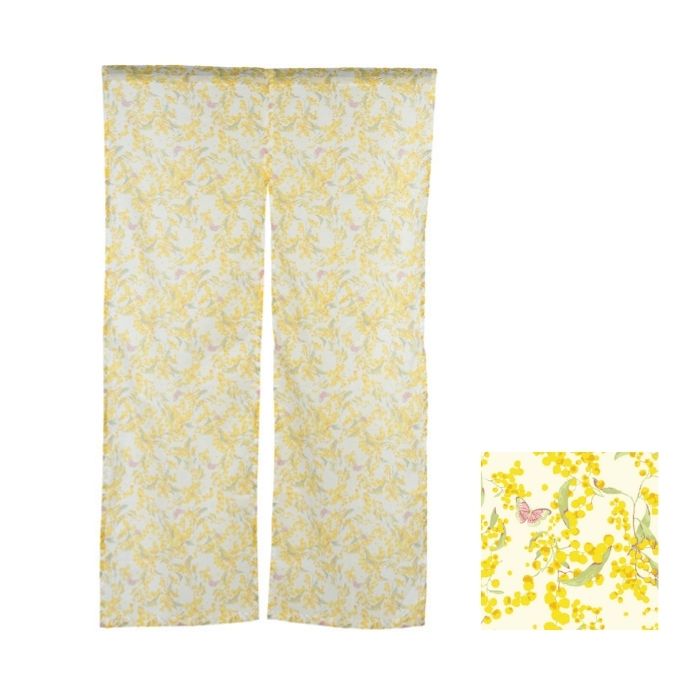 イエローパピヨン ノレン