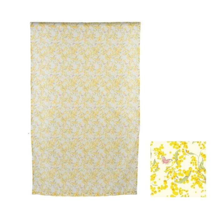 イエローパピヨン タペストリーカーテン