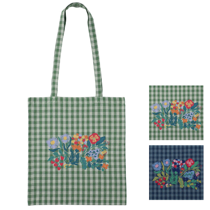 プレイドブルーム トートバッグ