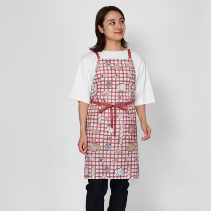 ブレッドチェック ショートエプロン