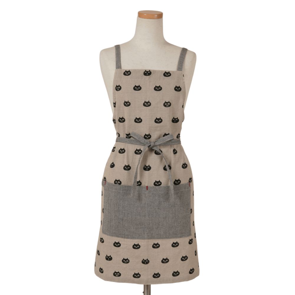 ネコマンジュウ　ショートエプロン