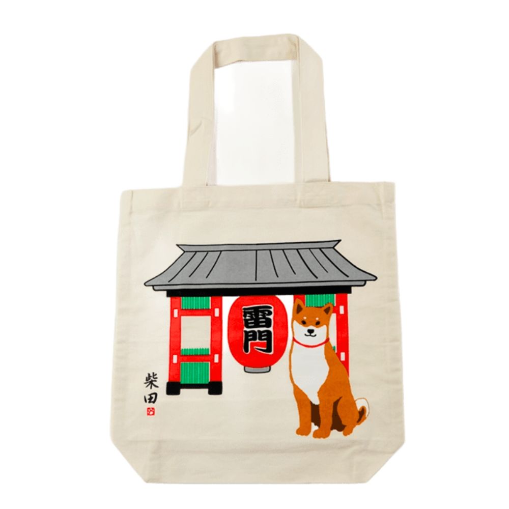 かみなりもんしばた　A4トート(2枚入り)
