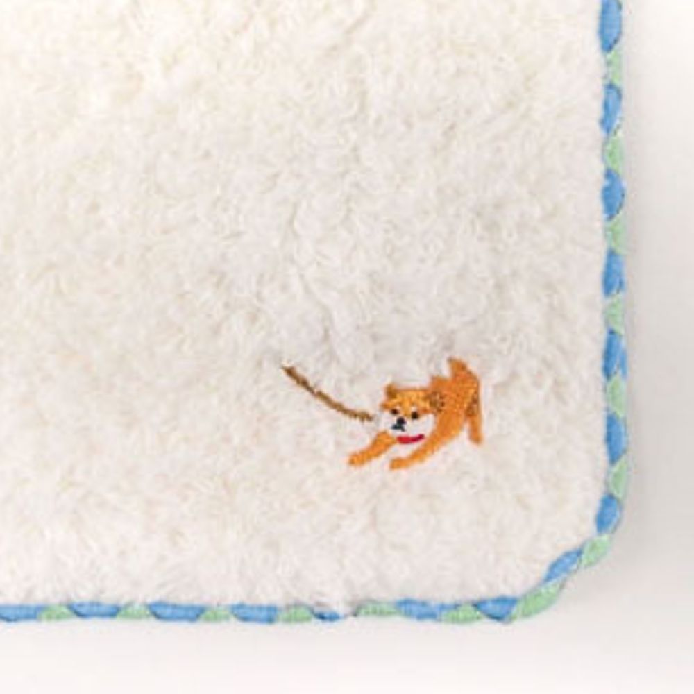 いやいやしばたさん　ワンポイント刺繍タオル(5枚入り)