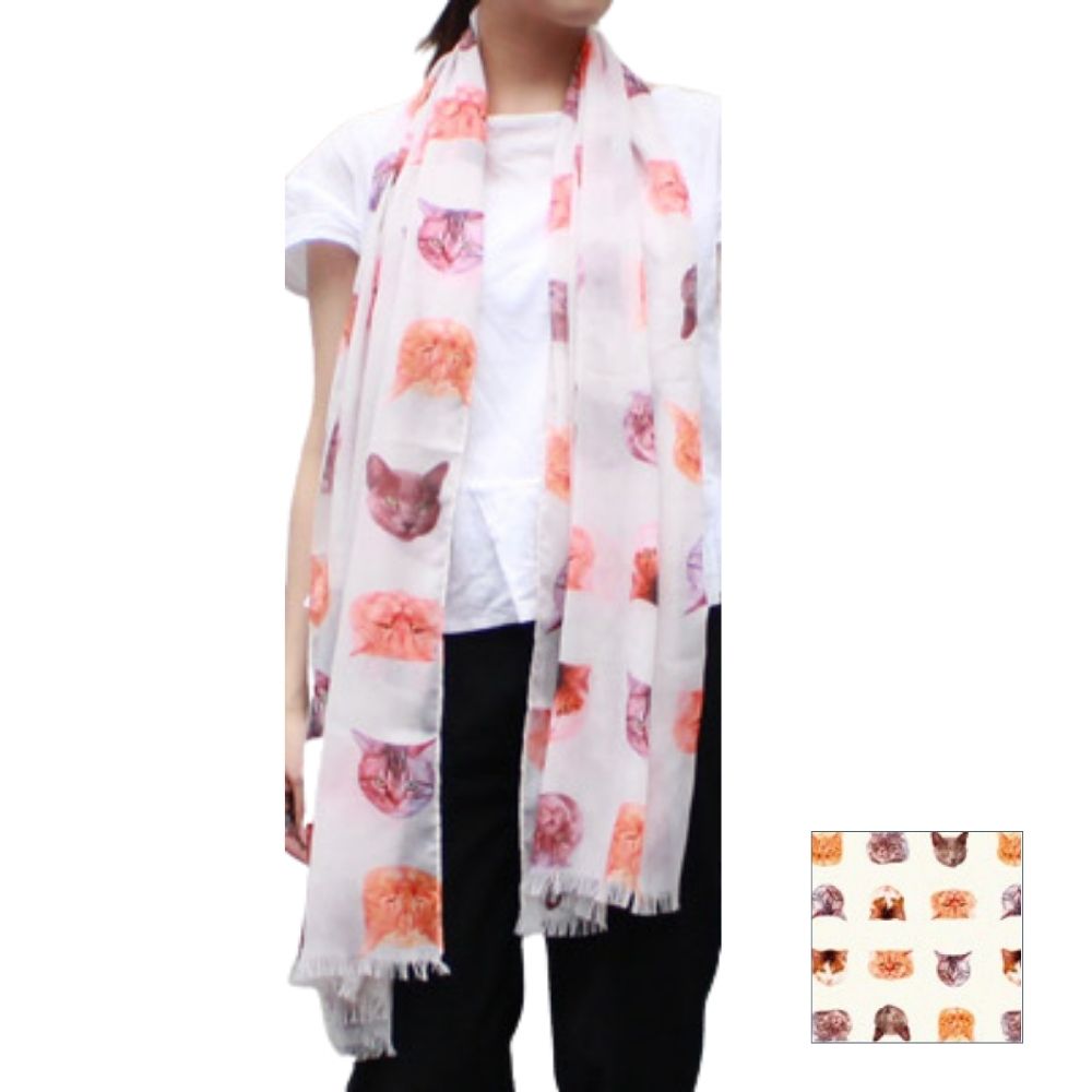キャットフェイス　ストール