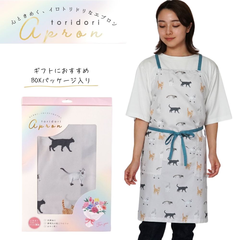 メニーキャット ショートエプロン