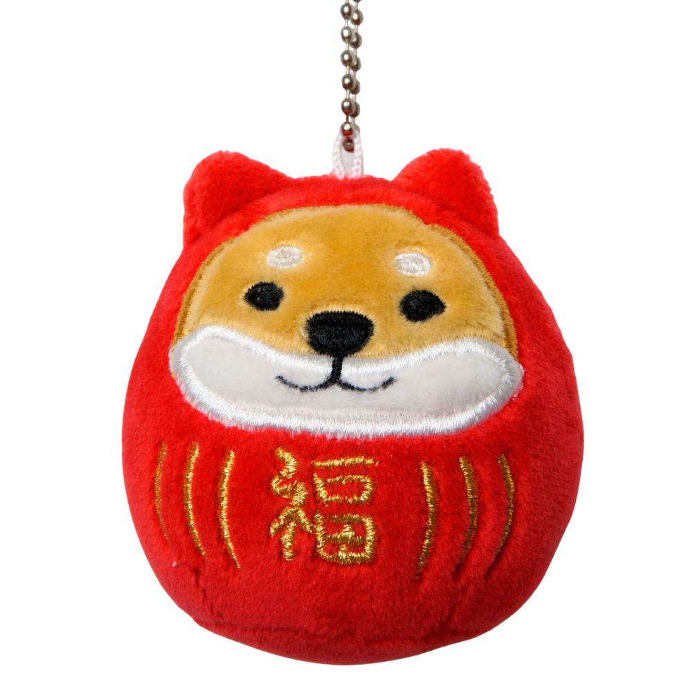 しばたさんだるま　もちふわストラップ(5個入り)
