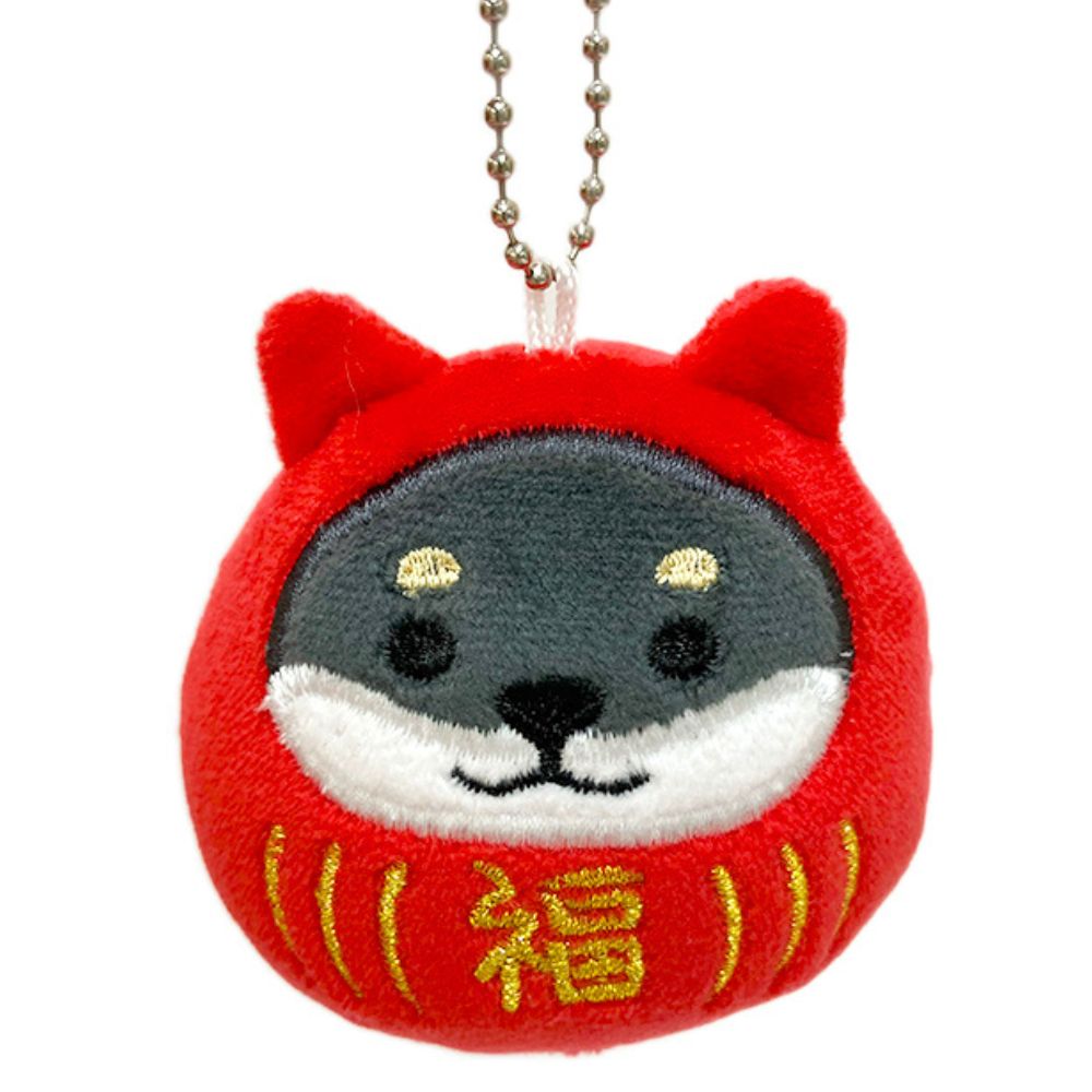 くろやなぎだるま　もちふわストラップ(5個入り)